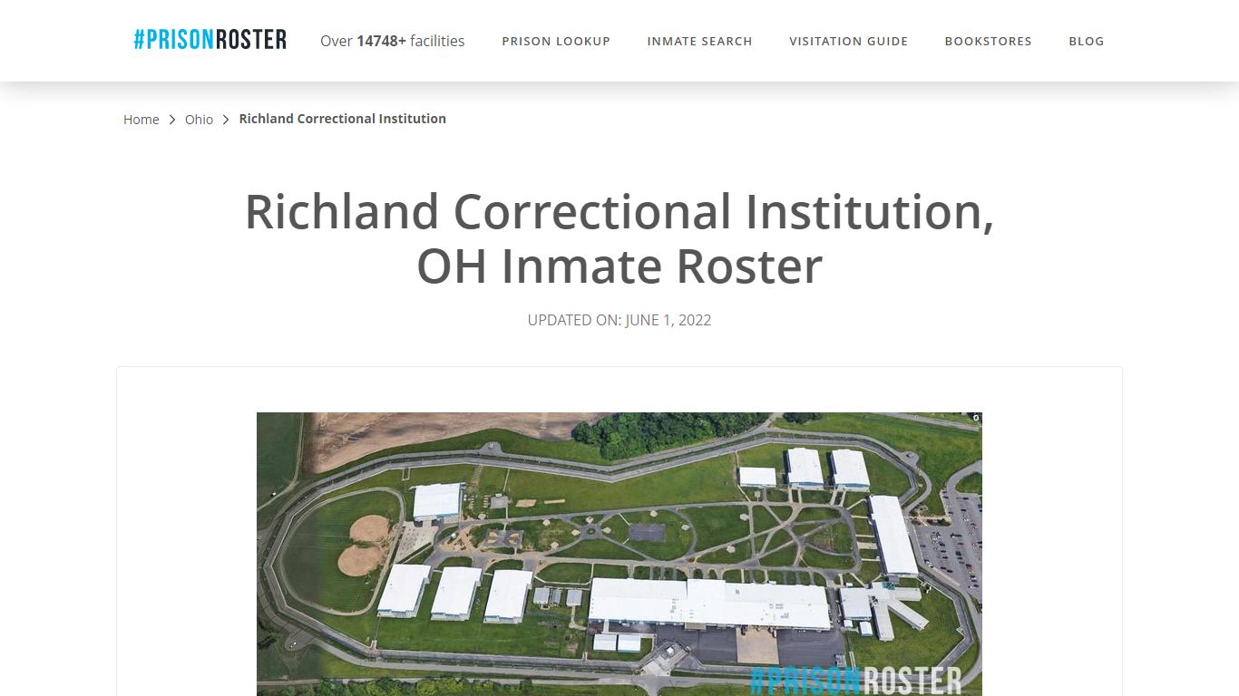 Richland Correctional Institution, OH Inmate Roster